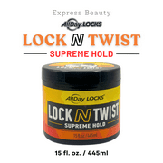 Ebo AllDay Locks Lock N Twist Supreme Hold Locking Gel, Re-Twist Locks, Smooths & Tames Frizz with Long-lasting Hold for Braids - 15 oz