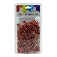 thumbnail image 1 of Ebo Glitter Color Round Plastic Hair Beads Braid Hair 12 Mm 200 Pcs 4 Oz  ( 1 PK Copper Color ), 1 of 4