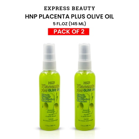 Ebo HNP Placenta Plus Olive Oil Leave-In Instant Conditioning Hair Treatment to Moisturize Damaged Hair - 5 fl. oz. (2 Pack)