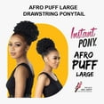 thumbnail image 1 of Ebo Instant Pony Synthetic Heat Resistant Draw String Ponytail Afro Puff Large ( 4 Medium Brown ), 1 of 6