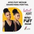 thumbnail image 1 of Ebo Instant Pony Synthetic Heat Resistant Draw String Ponytail Afro Puff Medium ( 4 Medium Brown ), 1 of 6