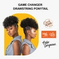 thumbnail image 1 of Ebo Instant Pony Synthetic Heat Resistant Draw String Ponytail Game Changer Jerry Curl 6" ( 2 Dark Brown ), 1 of 6