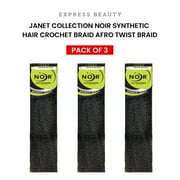 Ebo Janet Collection Premium Synthetic Hair Crochet Braid Noir Afro Twist Braid  M4/27 Medium Brown / Honey  3 Pack