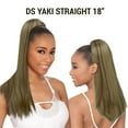 thumbnail image 1 of Ebo Premium Destiny Yaki Straight Drawstring Ponytail Hair 18″ Inch ( T1B/350 ), 1 of 6
