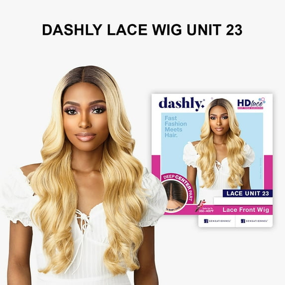 Ebo Synthetic Lace Front Wig Deep Part Body Wave Unit 23 27” ( Balayage Chocolate )