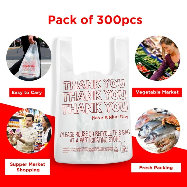 Thank You Have A Nice Day Plastic Grocery Bag T-Shirt