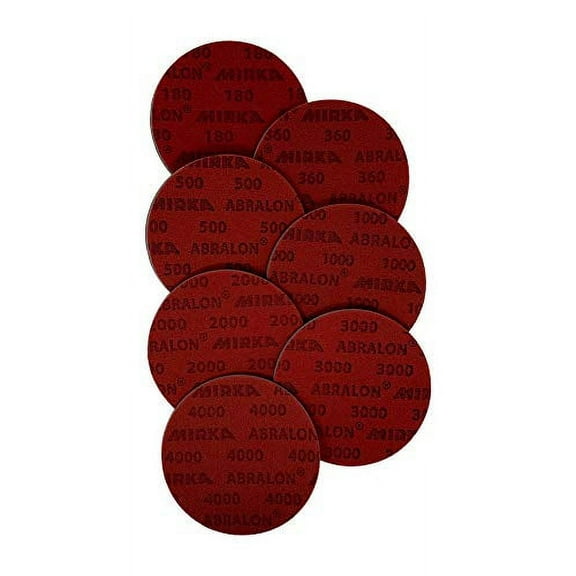 Ebonite Bowling Ball Resurfacing Kit (Set of 7 Abralon Pads)