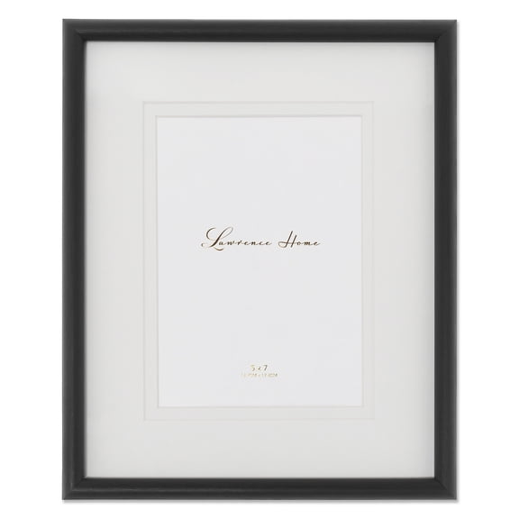 Ebony-Black with matted 8x10 5x7 by Lawrence - 5x7