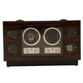 thumbnail image 1 of Ebony Burl Wood 2-Watch Winder/4-Watch Case, 1 of 2