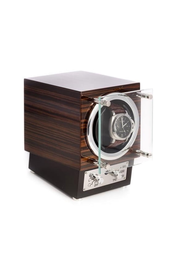 Ebony Burl Wood Watch Winder