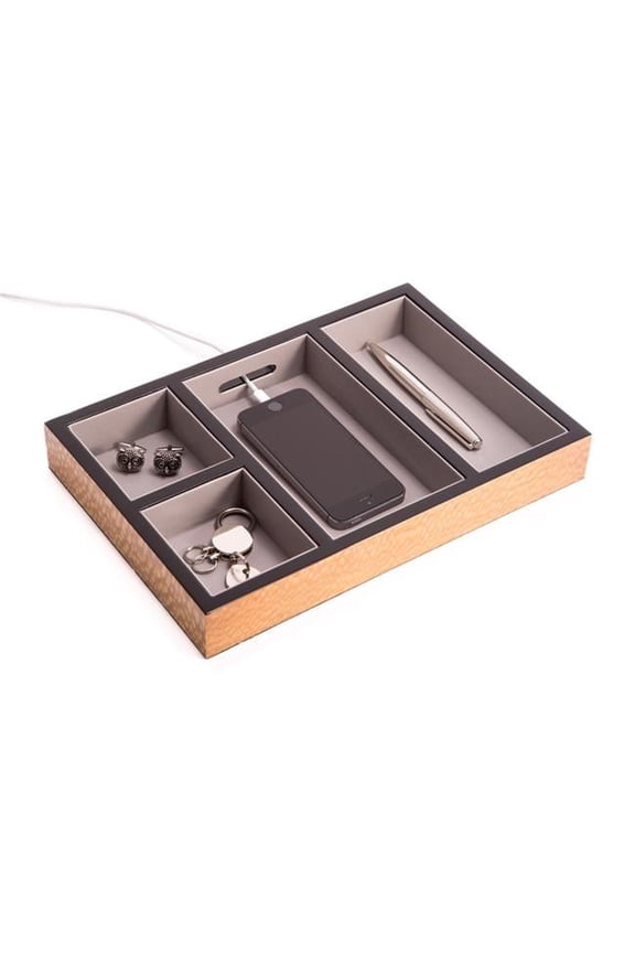Ebony Dresser Valet - 11.5L x 8W x 1.5H in.