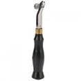 Ebony Handle Adjustable Stainless Steel Edge Creaser Leather Craft