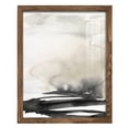 thumbnail image 1 of Ebony Horizon Triptych I - Framed Print w/glass - Walnut, 1 of 7