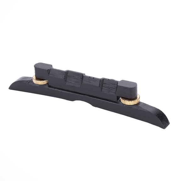 Ebony Mandolin Bridge, Smooth Metal Durable Mandolin Parts, For Mandolin Playing
