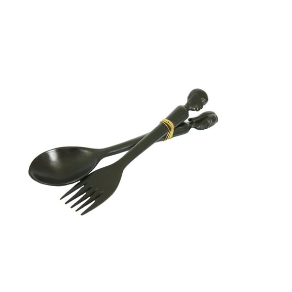 Ebony Medium Salad Set