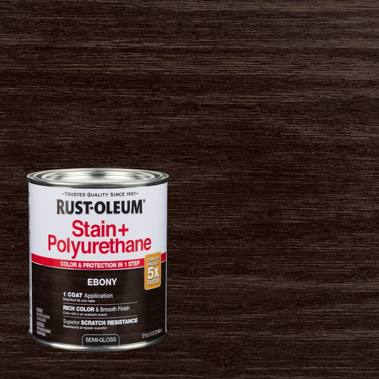 Ebony, Rust-Oleum Ultimate Wood Stain-205578, Quart