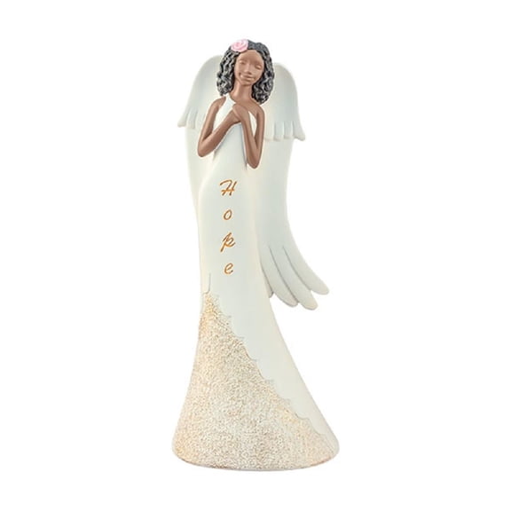 Ebony Treasures Hope Angel in White