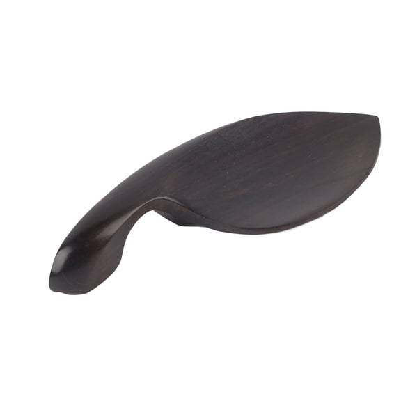 Ebony Wood Violin Chin Rest with Standard Bracket for 4/4 Size Music Instrument Accessory