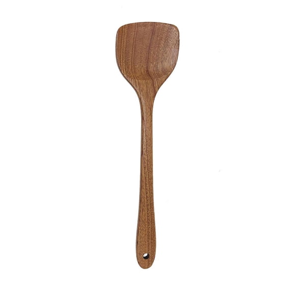 Ebony Wooden Kitchen Cooking Utensils Tools Spatula Turner Spoon P9Y7