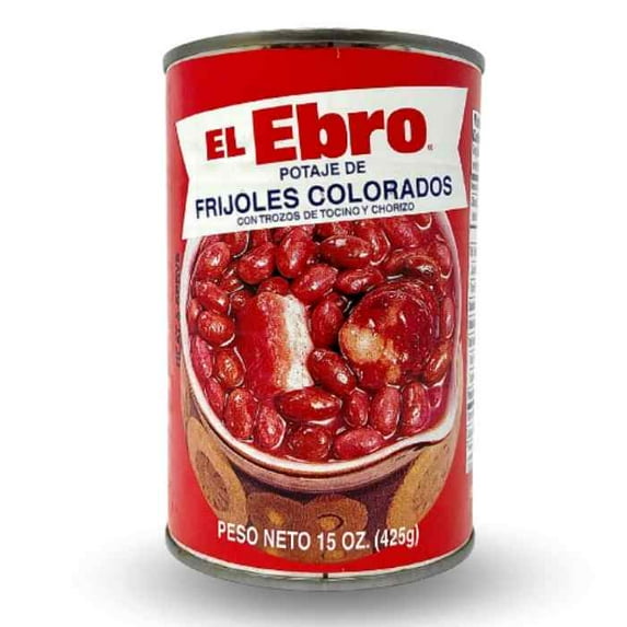 El Ebro Small Red Beans with Chorizo 15oz