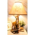 thumbnail image 1 of Ebros 12 Point Whitetail Deer Buck Desktop Table Lamp With Shade Wild Life, 1 of 10