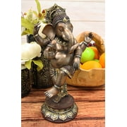 Ebros 13 Tall Hindu Dancing Ganesha Chaturthi in One Legged Yoga Pose Statue