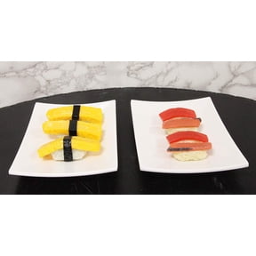 Ebros 15" L White Melamine Rectangular Serving Plate Dining Platter (SET OF 2)