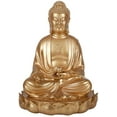 thumbnail image 1 of Ebros 16.5"H Eastern Enlightenment Gautama Buddha Gold Finish Resin Figurine, 1 of 1