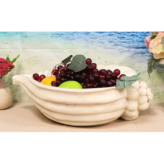Ebros 16" Long Nautical Ocean Giant Sea Tun Shell Display Container Dish Bowl
