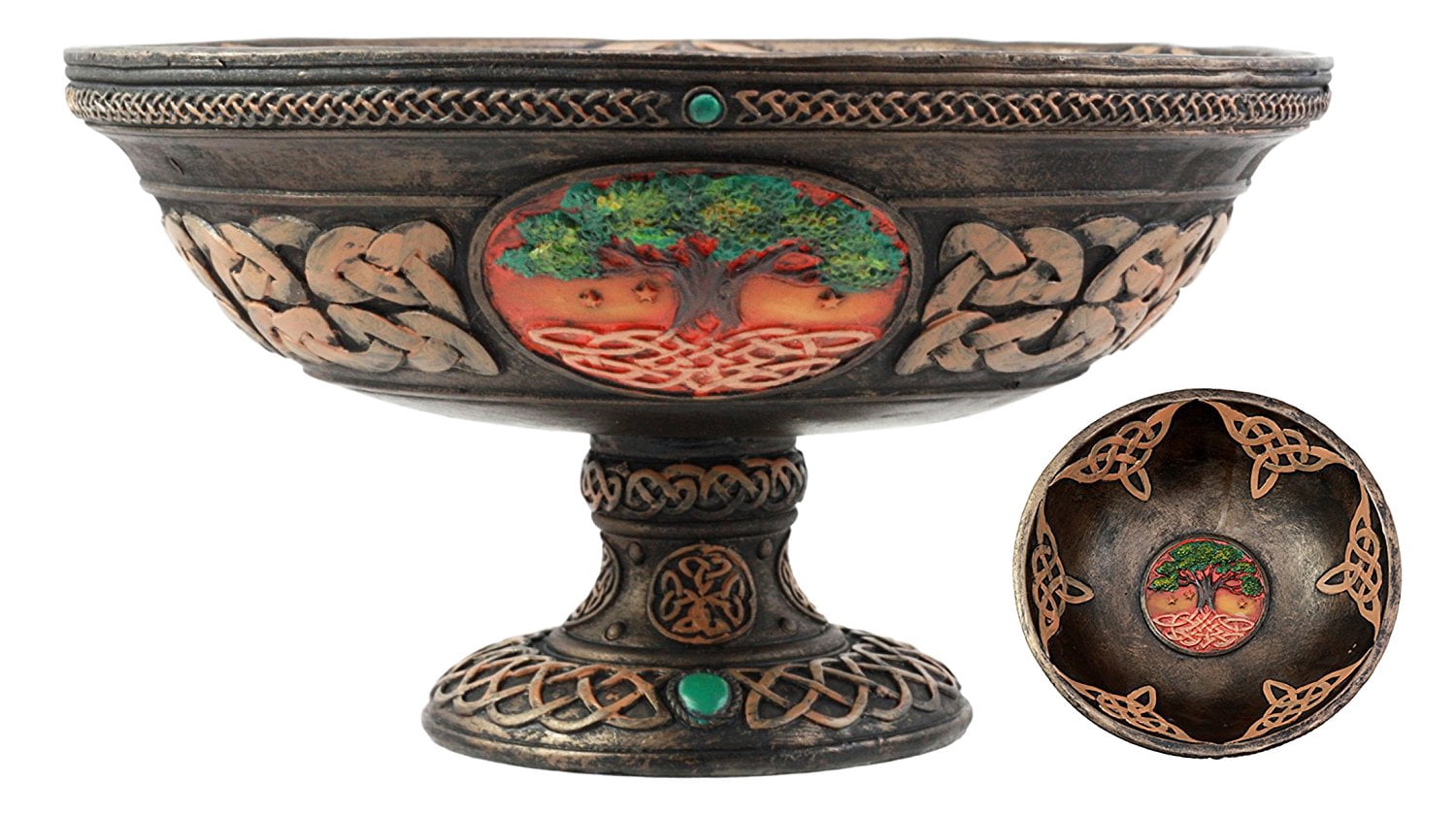Celtic Ritual Offering Ebros Ancient Celtic Tree of Life Offering Bowl Figurine 8.5