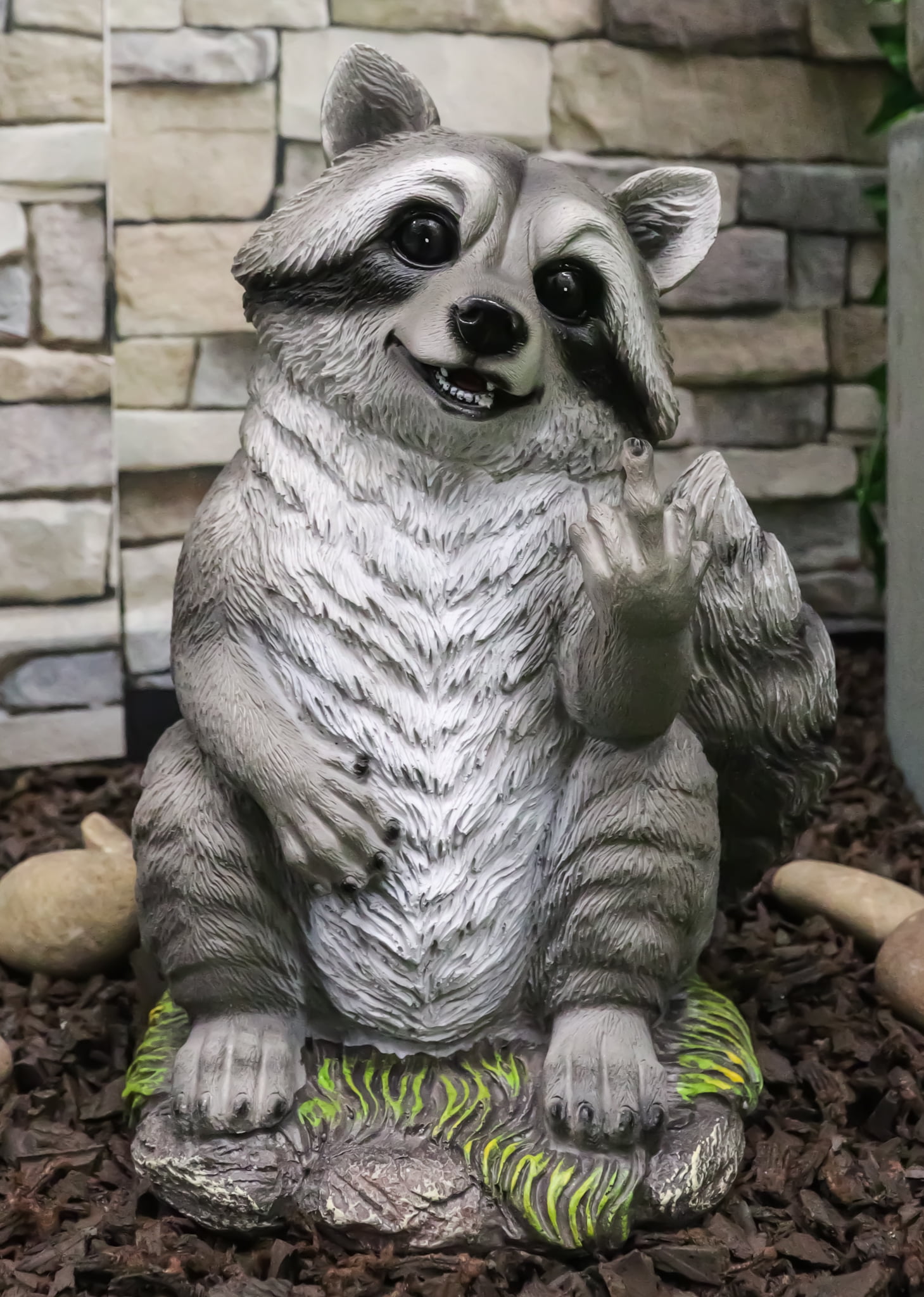 Ebros Bad Bandit Large Standing Cheeky Raccoon 12.5