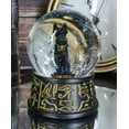 thumbnail image 1 of Ebros Black and Gold Goddess Bastet Cat Glitter Snow Globe 65mm Small 3.5"H, 1 of 7