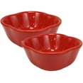 thumbnail image 1 of Ebros Ceramic Red Bell Pepper Vegetable 12oz Bowl Condiments Container SET OF 2, 1 of 4