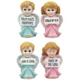 thumbnail image 1 of Ebros "Children Of The Lord" Inspirational Guardian Angel Boys And Girls Statue Set 3.75"Tall Angels Holding Scriptural Faith Confessions Figurine Set of 4, 1 of 5