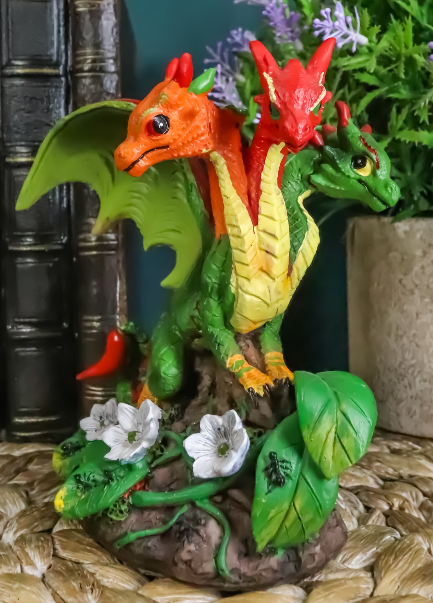 キ*マ様 【海外Ｍサイズ】NRL イラワラ・ドラゴンズ '20 シングレット Ebros Colorful Garden Fruits and Berries Green Dragon Statue by