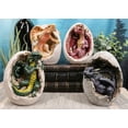 thumbnail image 1 of Ebros Cool Fossil Red Yellow Purple Green Elemental Dragon Egg Hatchlings Figurine Set, 1 of 8