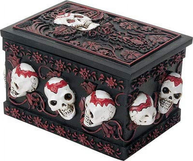Halloween Skull Mold Silicone Skull Shape Mold Novelty Skull Modeling Box  Mold Skull Container