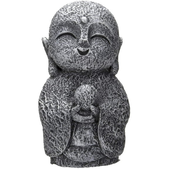 Ebros Eastern Enlightenment Jizo Monk Resin Miniature Figurine 2.75"H