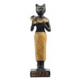 thumbnail image 1 of Ebros Egyptian Classical Deities Miniature Figurine Gods Of Egypt Dollhouse Miniature Statue Legends Of Ancient Egypt Educational Sculpture Collectible (Bastet Goddess Of The Home Human Form), 1 of 4