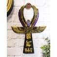 thumbnail image 1 of Ebros Egyptian Golden Ankh Scarab Maat and Eye of Horus Wall Decor Figurine 8" H, 1 of 7