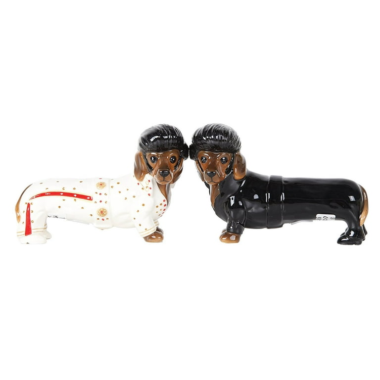 Ebros Elvis the King of Rock & Roll Doxies Salt and Pepper Shaker
