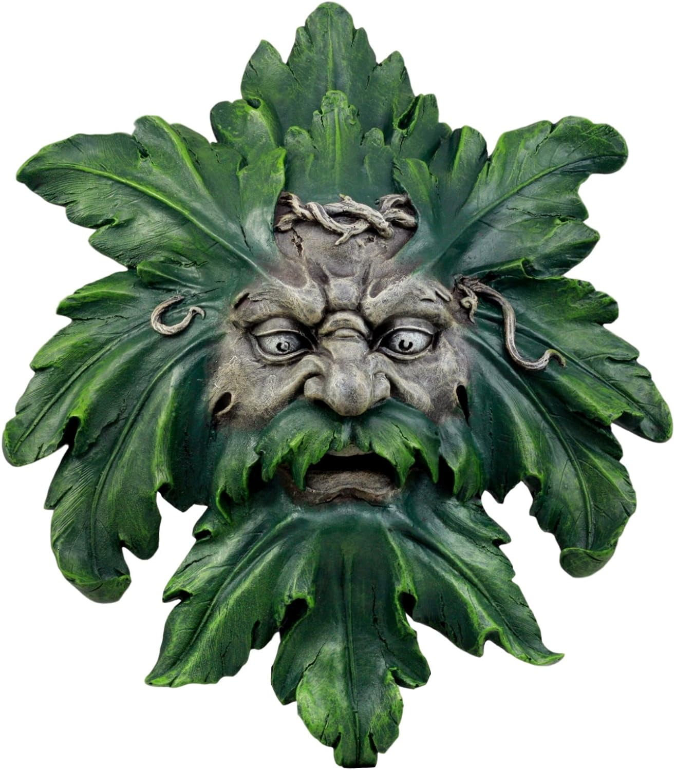 Ebros Enigma Large Celtic Greenman Face Wall Decor Plaque 17