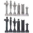 thumbnail image 1 of Ebros Frank Lloyd Wright Midway Gardens White and Black Sprites Chess Pieces Set, 1 of 6