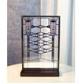 thumbnail image 1 of Ebros Frank Lloyd Wright Robie House Modern Stained Glass Hanging Wall Decor, 1 of 11