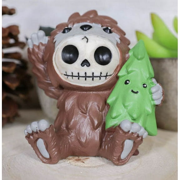 Ebros Furry Bones Bigfoot Sasquatch Skeleton Figurine Forest Creature Furrybones
