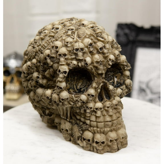 Ebros Ghost Whisper Lost Souls Skull Statue Figurine Sculpture 5.5" Long