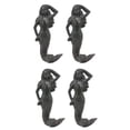 thumbnail image 1 of Ebros Gift 6"H Mermaid Cast Iron Rustic Wall Coat Hook For Keys Leashes Hats (4), 1 of 7