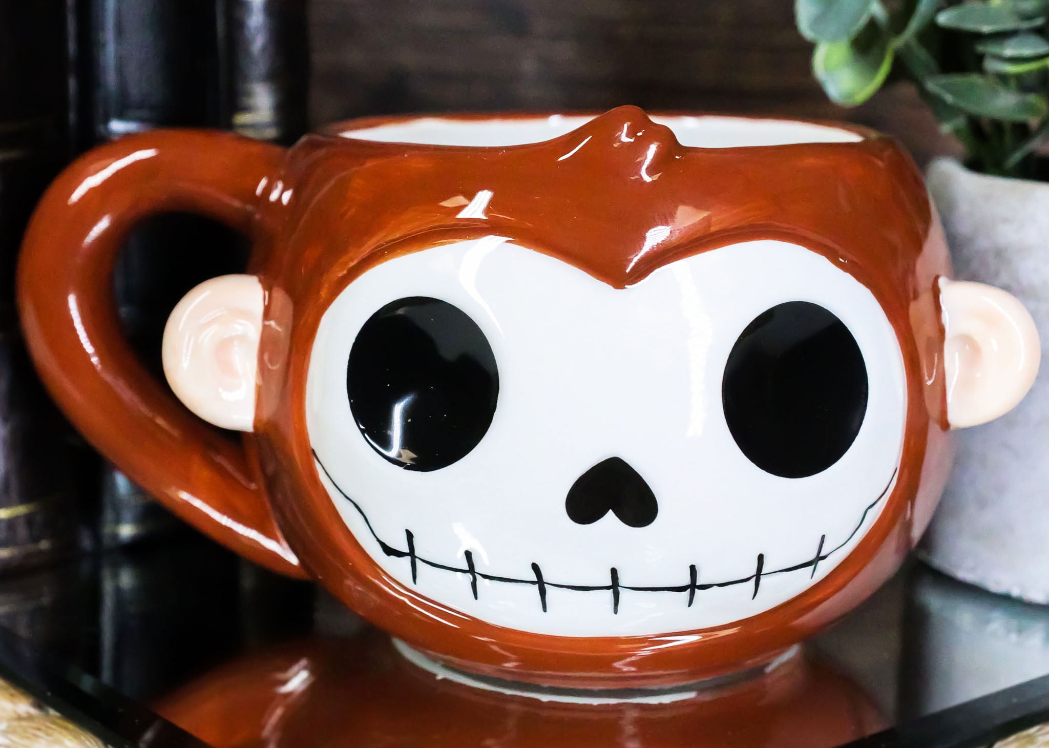 Ebros Gift Furrybones Coffee Mug Beverage Cups 14 fl oz Mugs (Munky Mug ...
