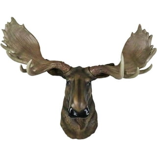 Fake Taxidermy North American Moose Shoulder Bust Fake Taxidermy North American Moose Shoulder Bust