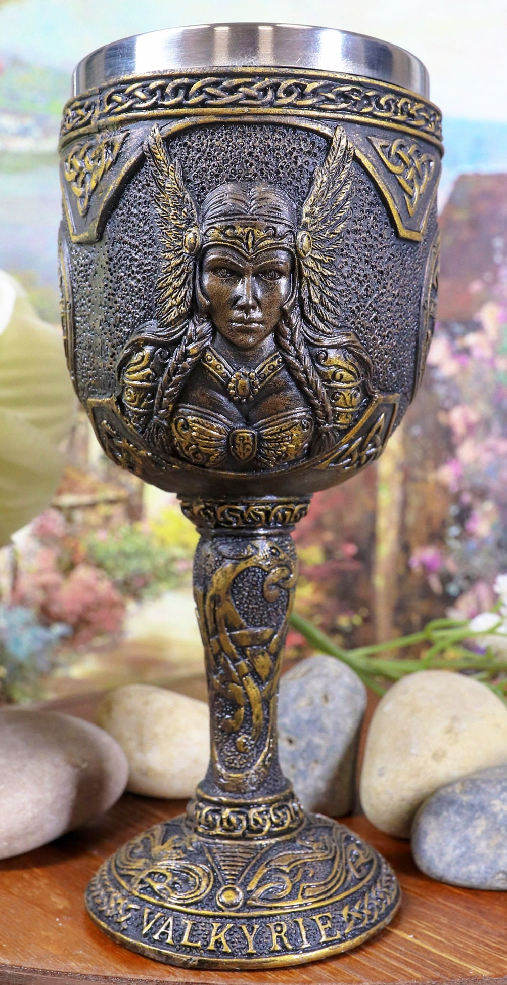 Norse Viking Mythology Poetic Edda Goddess Valkyrie Angelic Helmet